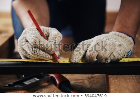 Foto stock: Planning A Project In Carpentry And Woodwork Industry