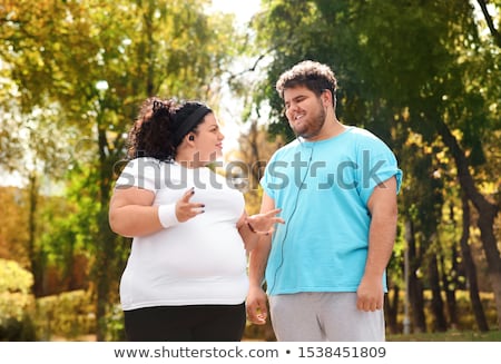 Stock foto: Obese Couple