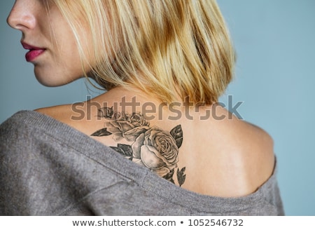 Foto stock: Tattooed Woman