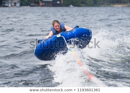 Stock photo: Waves Behind The Boat