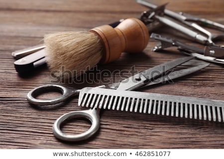 Stock foto: Barber Shop And Hair Styling Posters Hairdresser