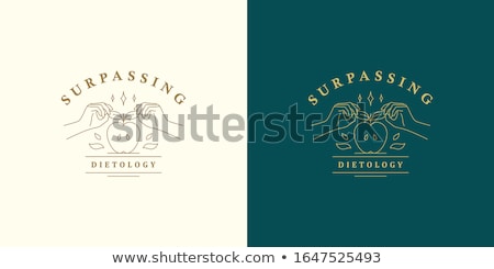 Foto stock: Vintage Nutritionist Emblems