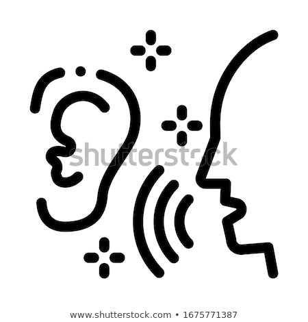 Listening To Human Singing Vector Illustration [[stock_photo]] © pikepicture