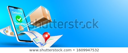 Сток-фото: Fast Delivery Banner