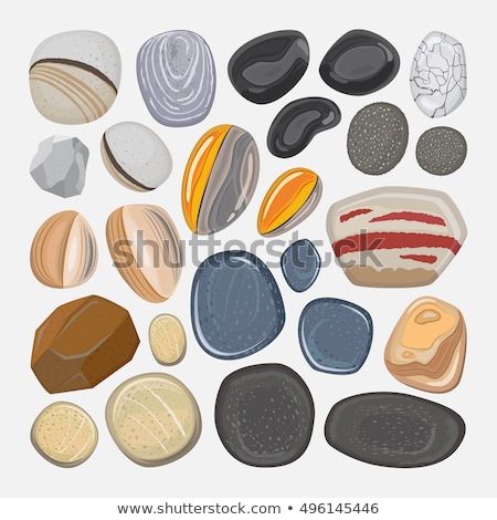 Foto stock: Pebbles Amber A Vector Background