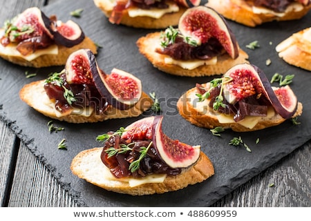 Foto stock: Canapes