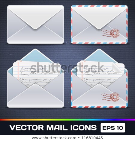 Foto stock: Abstract Detailed Mail Icon