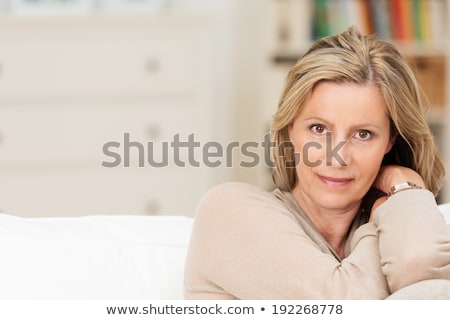 Stockfoto: Beautiful Lady Looking Directly At The Camera