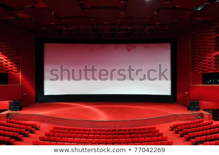 Foto stock: Red Room Cinema