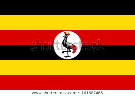 Zdjęcia stock: Flag Uganda