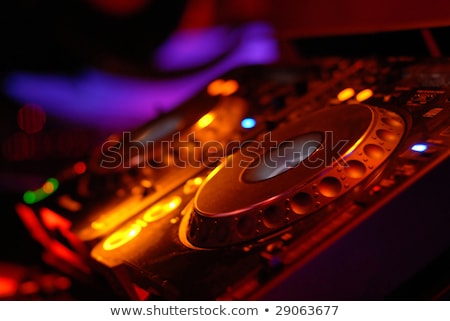 Foto stock: Dj Turntable Workstation