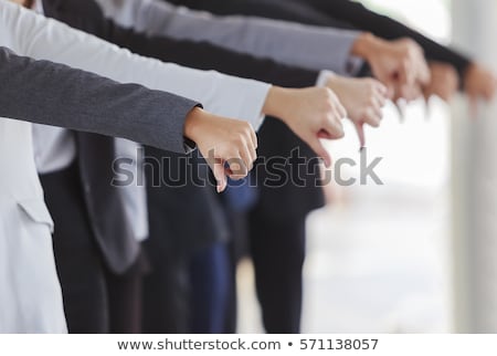 Stok fotoğraf: Businesswoman Thumbs Down