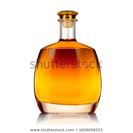 Foto stock: Bottle With Cognac