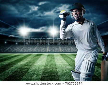 Stok fotoğraf: Cricket Players Of Cricket Championship