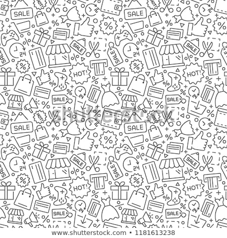 Foto stock: Doodle Shopping Icons