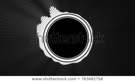 Сток-фото: Audio Spectrum Waveform Abstract Graphic Display