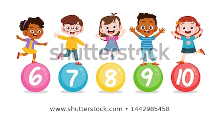 Stock photo: Kid Boy Count