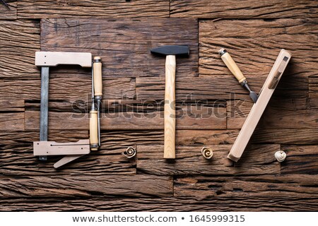 Stok fotoğraf: Diy Word Made Up Of Different Worktools