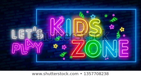 Сток-фото: Game Zone Neon Label