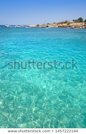 Foto stock: Ibiza Port D Es Torrent Beach In Balearics