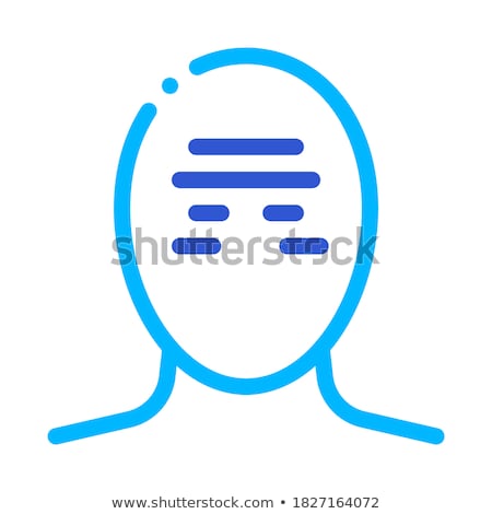 Foto stock: Tension Band Squeezing Head Headache Vector Icon