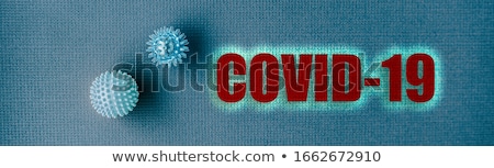 Covid 19 Coronavirus Title Outbreak Background Stok fotoğraf © Maridav