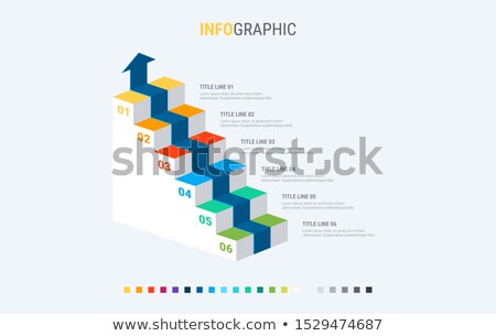 [[stock_photo]]: Colorful Diagram Infographic Template Timeline With 6 Options Stairs Workflow Process For Busines