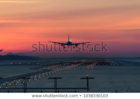 Stock fotó: Passenger Plane On Final Approach