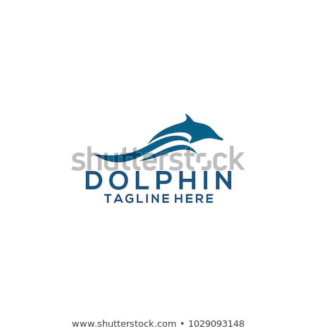 Сток-фото: Dolphin Marine Sign