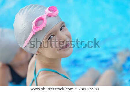 Laughing Cute Boy At The Pool [[stock_photo]] © dotshock