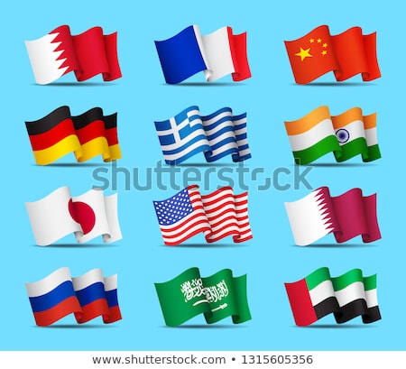 Stok fotoğraf: United Arab Emirates And Greece Flags