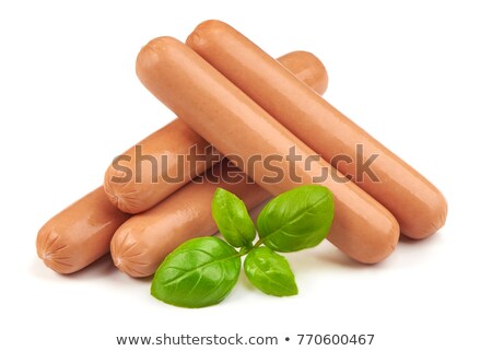 Stock fotó: Frankfurter Sausage Isolated