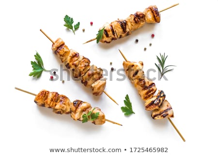 Stock fotó: Chicken Skewer