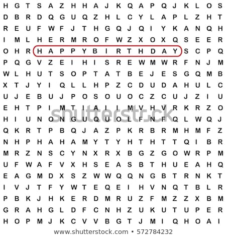 Foto stock: Puzzle With Word