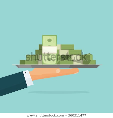 ストックフォト: Investor Icon Dollar Man Sign Boss Of Money Business Concept