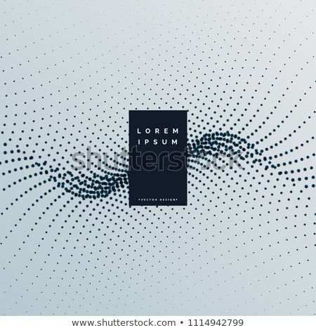 Foto stock: Abstract Haltone Style Particle Background