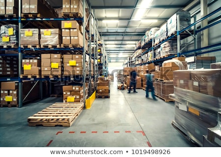 Stock photo: Warehouse Shelves