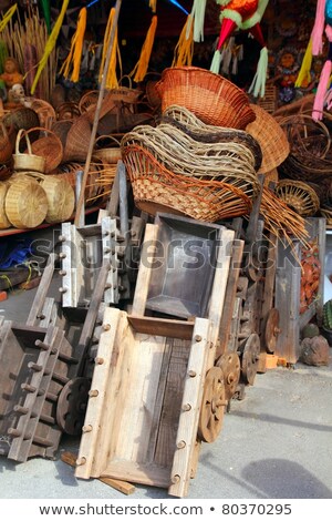 Stock fotó: Handcrafts Market In Mexico Puerto Morelos