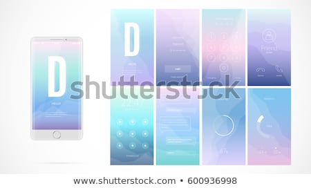 Stock fotó: Abstract Colorful Background Design Template Modern Pattern Gradient Illustration For Web And App