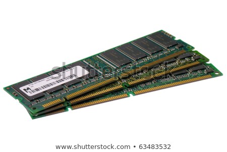 Foto stock: Three Stacked Memory Modules