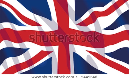 Foto d'archivio: Vector Stylish Waving United Kingdom Flag