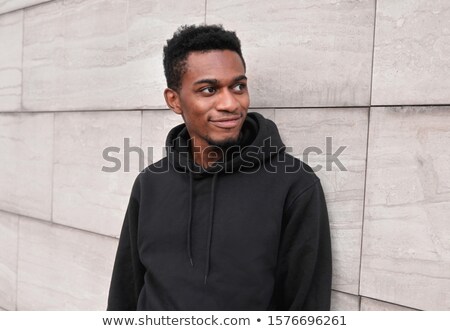 Foto stock: Trendy Young Guy Posing In Style