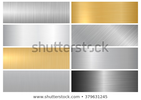 Foto stock: Abstract Silver Metallic Stripes