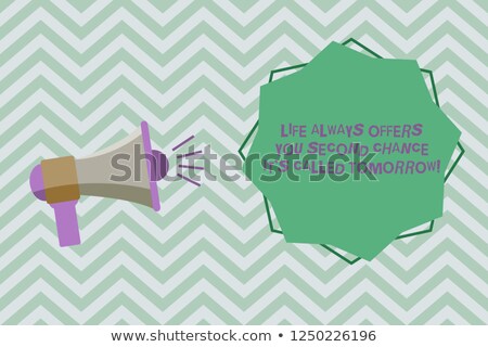 Foto stock: Life Always Offers You A Second Chance