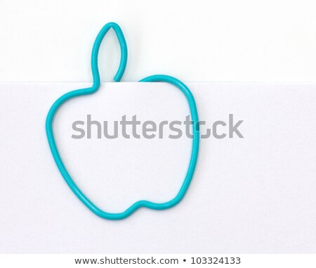 Stock photo: Paper Clips Formed As Hearts
