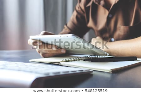 Stock photo: Businessman With Ipad