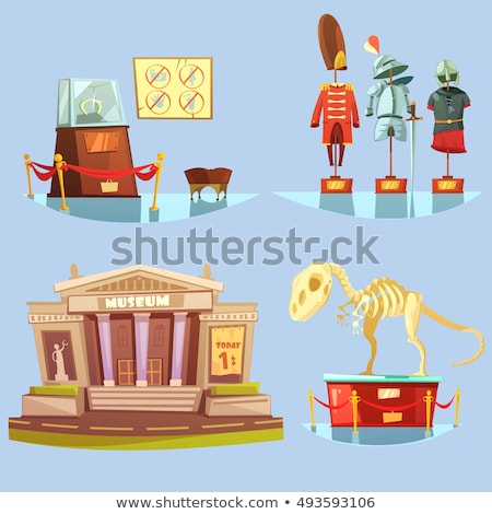 Foto stock: Old Museum Entrance