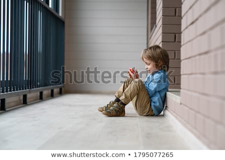 Stockfoto: Child Using Smartphone