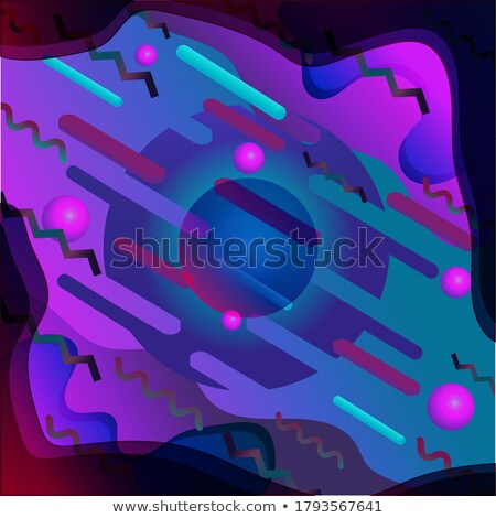 Stock foto: Abstract Geomertic Illustration - Modern Material Design Background