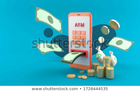 Foto stock: Atm Machine 3d Rendering